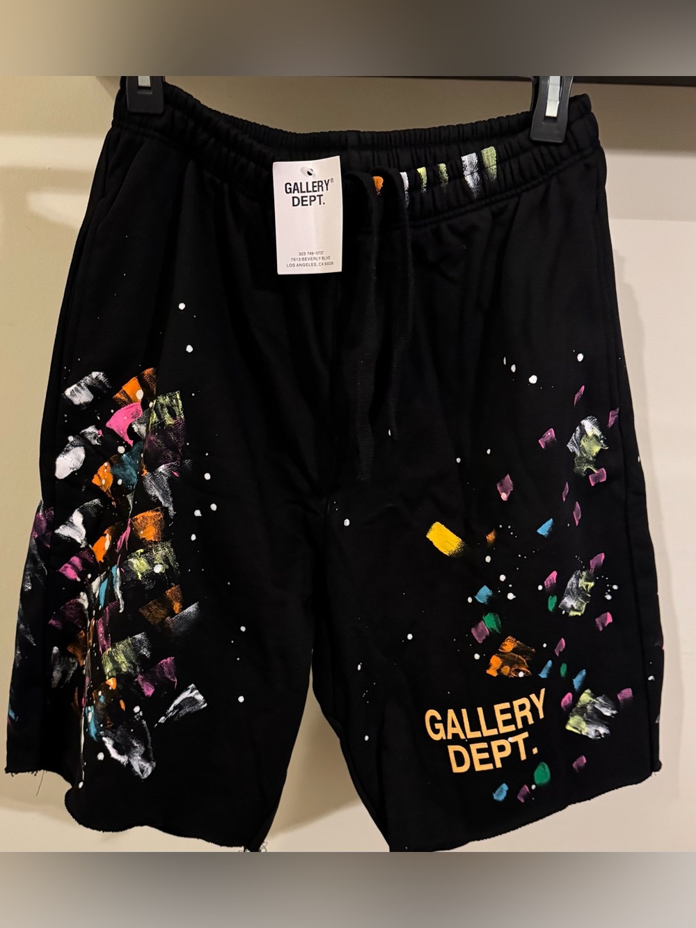 Gallery Dept. Paint Splatter Mens Sweat Shorts XL